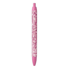 Girly Pink Glitzer Confetti Kugelschreiber