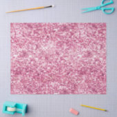 Girly Pink Glitzer Confetti Seidenpapier (Basteln)
