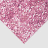 Girly Pink Glitzer Confetti Seidenpapier (Detail)