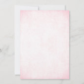 Girly Pink Glitzer Gems Graduation Party Einladung (Rückseite)