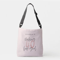 Girly pink Glitzer Moderner, stilvoller 40. Geburt