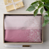 Girly Pink Glitzer Ombre Seidenpapier (Geschenk)
