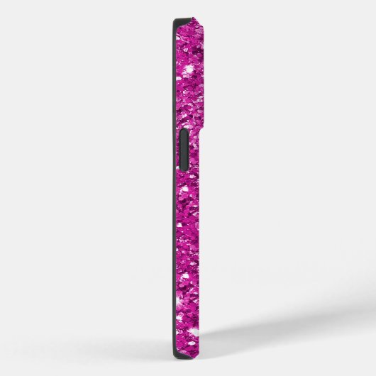 Girly Pink Glitzer Ombre Sparkle Case-Mate iPhone Hülle (Rückseite / Rechts)