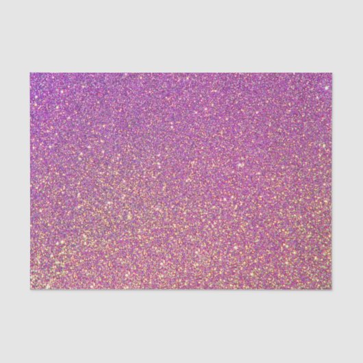 Girly Pink Glitzer Pattern Seidenpapier (Vorderseite)