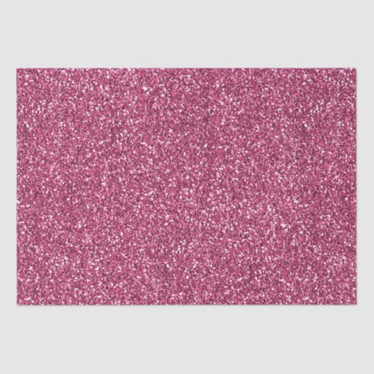 Girly Pink Glitzer        Seidenpapier (Vorderseite)