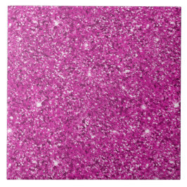 Girly Pink Glitzer Sparkle Fliese