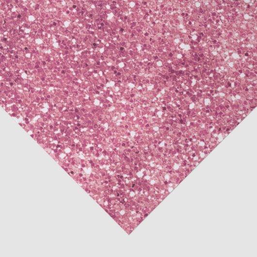 Girly Pink Glitzer Sparkle Glitz Seidenpapier (Detail)