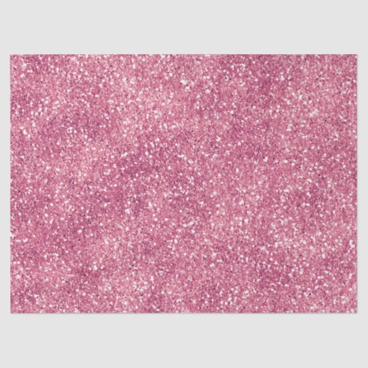 Girly Pink Glitzer Sparkle Glitz Seidenpapier (Vorderseite)