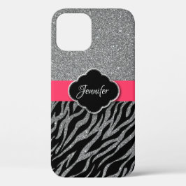 Girly Pink Glitzer Sparkle Stilvolle Girls Case-Mate iPhone Hülle