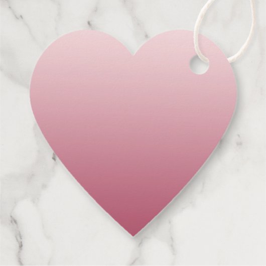 Girly Pink Glitzy Glitzer Sparkle Geschenkanhänger (Rückseite)