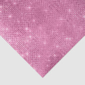 Girly Pink Glitzy Sparkle Seidenpapier (Detail)