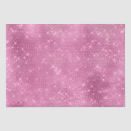 Girly Pink Glitzy Sparkle Seidenpapier