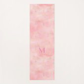 Girly Pink Gold Planet Celestial Feierlichkeiten Yogamatte (Vorderseite)