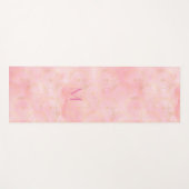 Girly Pink Gold Planet Celestial Feierlichkeiten Yogamatte (Vorderseite (Horizontal))