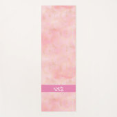 Girly Pink Gold Planet Celestial RM BTS Yoga Mat Yogamatte (Vorderseite)