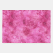 Girly Pink Gold Rose Geschenkpapier Set (Vorderseite 2)