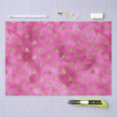 Girly Pink Gold Rose Seidenpapier (Handwerk)