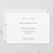 Girly Pink Gradient Foto 16 . Geburtstag Geburtsta Einladung (Rückseite)