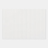 Girly Pink Gray Floral Pastel Geschenkpapier Set (Vorderseite 3)