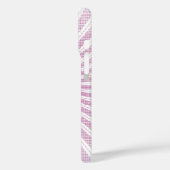 Girly Pink Grunge Saxophon Case-Mate iPhone Hülle (Rückseite / Links)