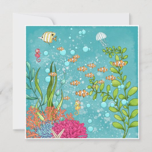 Girly Pink Hair Mermaid Mommy & Me Pool Party Einladung (Rückseite)