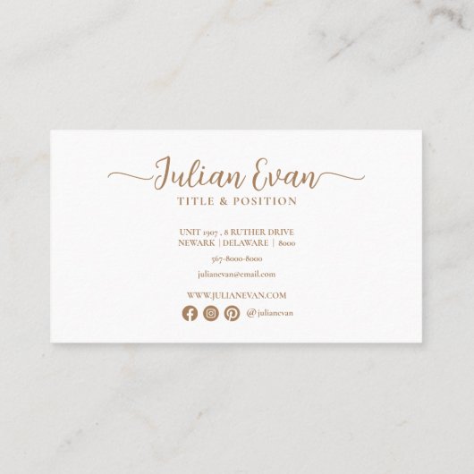 Girly Pink Holographic Script Lash Techniker Visitenkarte (Rückseite)