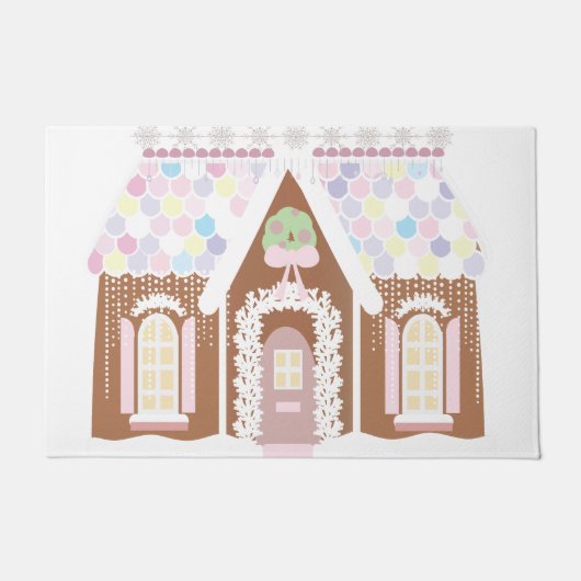 Girly Pink Inginger Brotteilematte Fußmatte (Vorderseite)