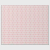 Girly Pink Kleine Raute Diamant Muster Geschenkpapier (Flach)