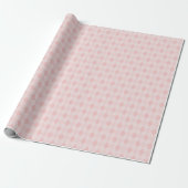 Girly Pink Kleine Raute Diamant Muster Geschenkpapier (Ungerollt)