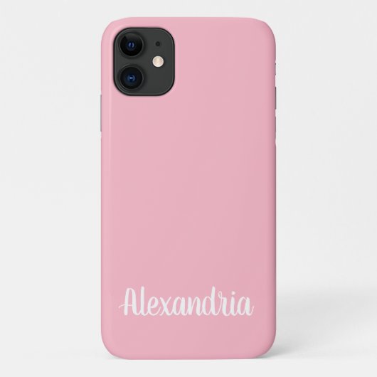 Girly PINK LEMONADE Solid Color Case-Mate iPhone Hülle (Rückseite)