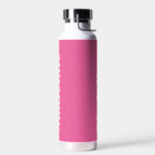 Girly Pink Minimalistisch Personalisiert Thor Trinkflasche (Links)