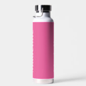 Girly Pink Minimalistisch Personalisiert Thor Trinkflasche (Rechts)