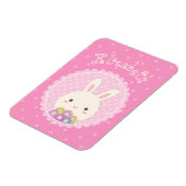 Girly Pink Niedlich Kawaii Sonnen & Blume Individu Magnet (Linke Seite)