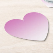 Girly Pink Ombre Untersetzer (angewinkelt)