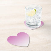 Girly Pink Ombre Untersetzer (Vor Ort)