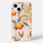 Girly Pink, Orange und Gold Apricot Obsttrellis Case-Mate iPhone Hülle (Rückseite)