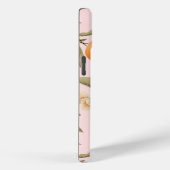 Girly Pink, Orange und Gold Apricot Obsttrellis Case-Mate iPhone Hülle (Rückseite / Rechts)