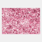 Girly Pink Pearl Rose Geschenkpapier Set (Vorderseite 3)