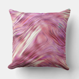 Girly Pink Pearl Rose Kissen