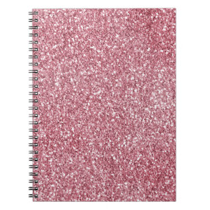 Girly Pink Rose Glitzer Sparkle Notizblock