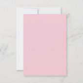Girly Pink Script Mindful Morning Routine Card Einladung (Rückseite)