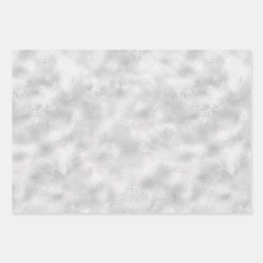 Girly Pink Silver Zebra Print Geschenkpapier Set (Vorderseite 3)