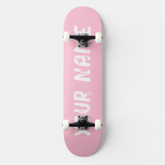 Girly Pink Skateboard (Vorderseite)