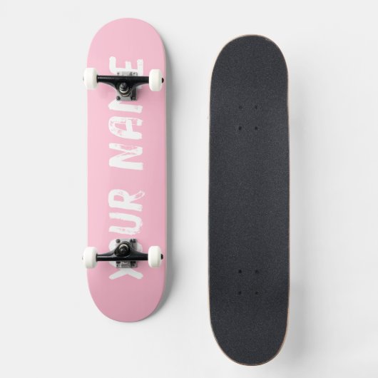 Girly Pink Skateboard (Vorderseite)