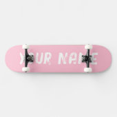Girly Pink Skateboard (Horizontal)