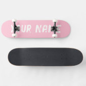 Girly Pink Skateboard (Horizontal)