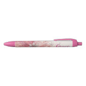 Girly Pink Sparkle Office School Writing Kugelschreiber (Oberseite)