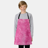 Girly Pink Sparkle Schürze (Getragen)