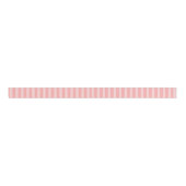 Girly Pink Stripes Birthday Ripsband (Vorderseite)
