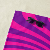 Girly Pink-Strudel-Dekor auf a Strandtuch (Beispiel)